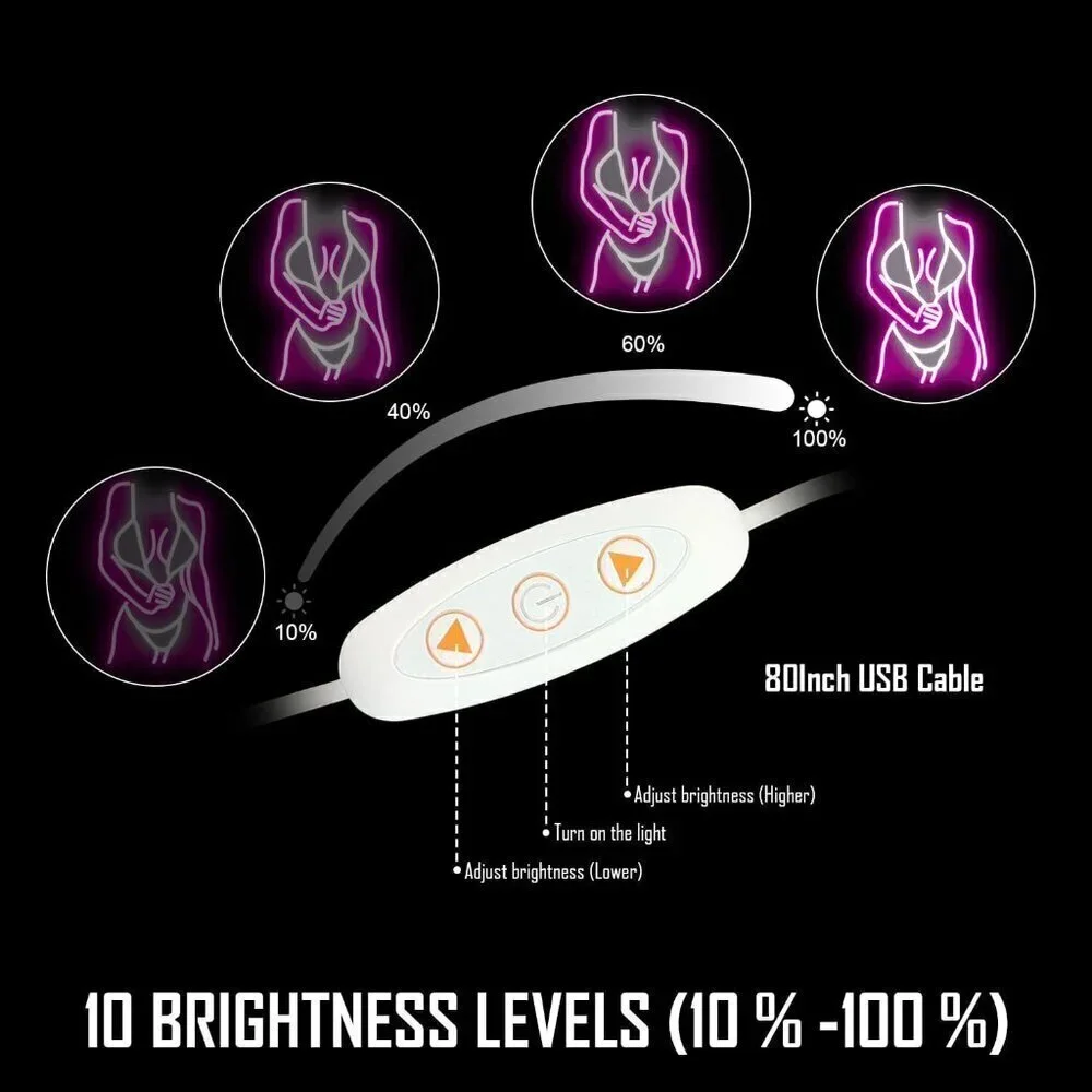 🆕Body Neon Signs for wall decor LED cave sexy Club Bar Home Party Gifts